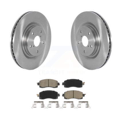 Front Disc Brake Rotor & Ceramic Pad Kit For Subaru Forester Outback Crosstrek WRX Legacy K8C-100111