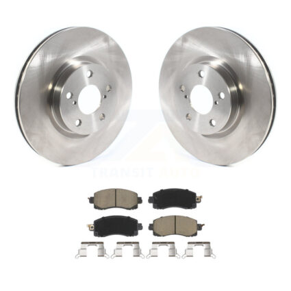 Front Disc Brake Rotor Ceramic Pad Kit For Subaru Impreza With 276mm Diameter K8C-100112