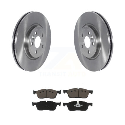 Front Disc Brake Rotors And Ceramic Pads Kit For Jaguar F-Pace Land Rover Range Velar K8C-100115