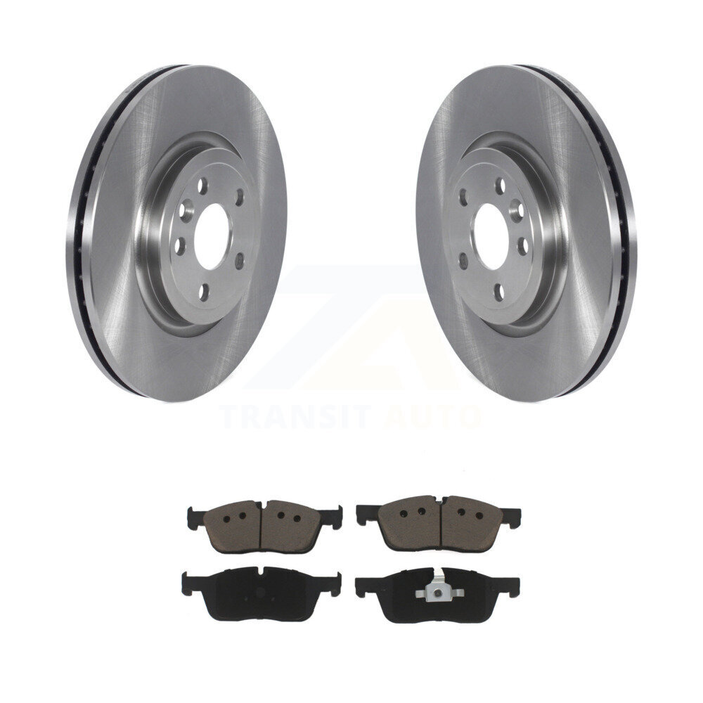 Front Disc Brake Rotors And Ceramic Pads Kit For Jaguar F-Pace Land Rover Range Velar K8C-100115