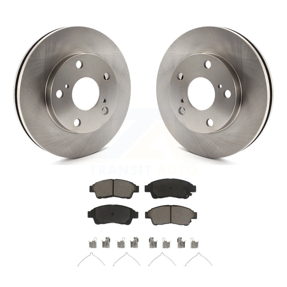 Front Disc Brake Rotors And Ceramic Pads Kit For Toyota Camry 2.2L K8C-100119