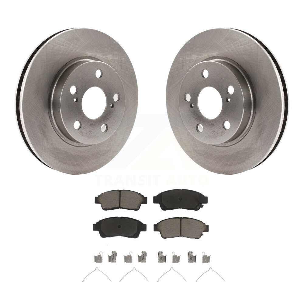 Front Disc Brake Rotors And Ceramic Pads Kit For 1994-1997 Toyota Celica ST K8C-100120