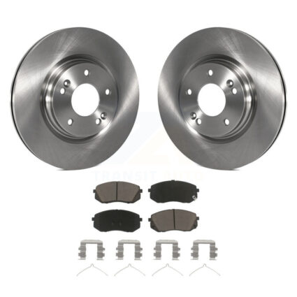 Front Brake Rotor And Ceramic Pad Kit For Hyundai Sonata Kona Electric Kia Optima Niro EV K8C-100126