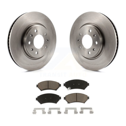 Front Disc Brake Rotors And Ceramic Pads Kit For 2003-2004 Cadillac Seville K8C-100136