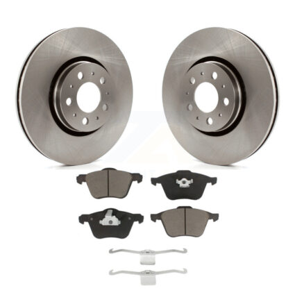 Front Brake Rotors & Ceramic Pad Kit For 03-14 Volvo XC90 With 316mm Diameter Rotor K8C-100151