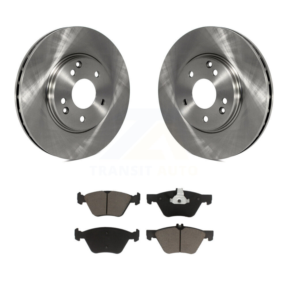 Front Brake Rotor Ceramic Pad Kit For Mercedes-Benz E320 Chrysler Crossfire CLK320 CLK430 K8C-100152