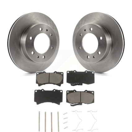 Front Disc Brake Rotors And Ceramic Pads Kit For Hummer H3 H3T K8C-100159