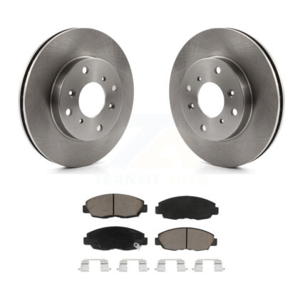 Front Disc Brake Rotors And Ceramic Pads Kit For Honda Accord Acura CL K8C-100167