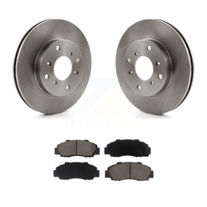 Front Disc Brake Rotors And Ceramic Pads Kit For 1993-1994 Honda Prelude VTEC K8C-100172