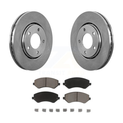 Front Brake Rotor Ceramic Pad Kit For Dodge Caravan Grand Chrysler Town & Country Voyager K8C-100173