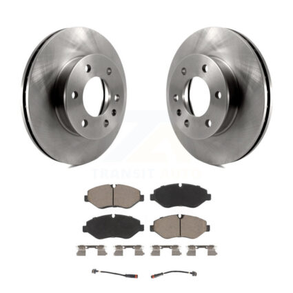 Front Disc Brake Rotor Ceramic Pad Kit For Sprinter 2500 Mercedes-Benz Dodge Freightliner K8C-100178