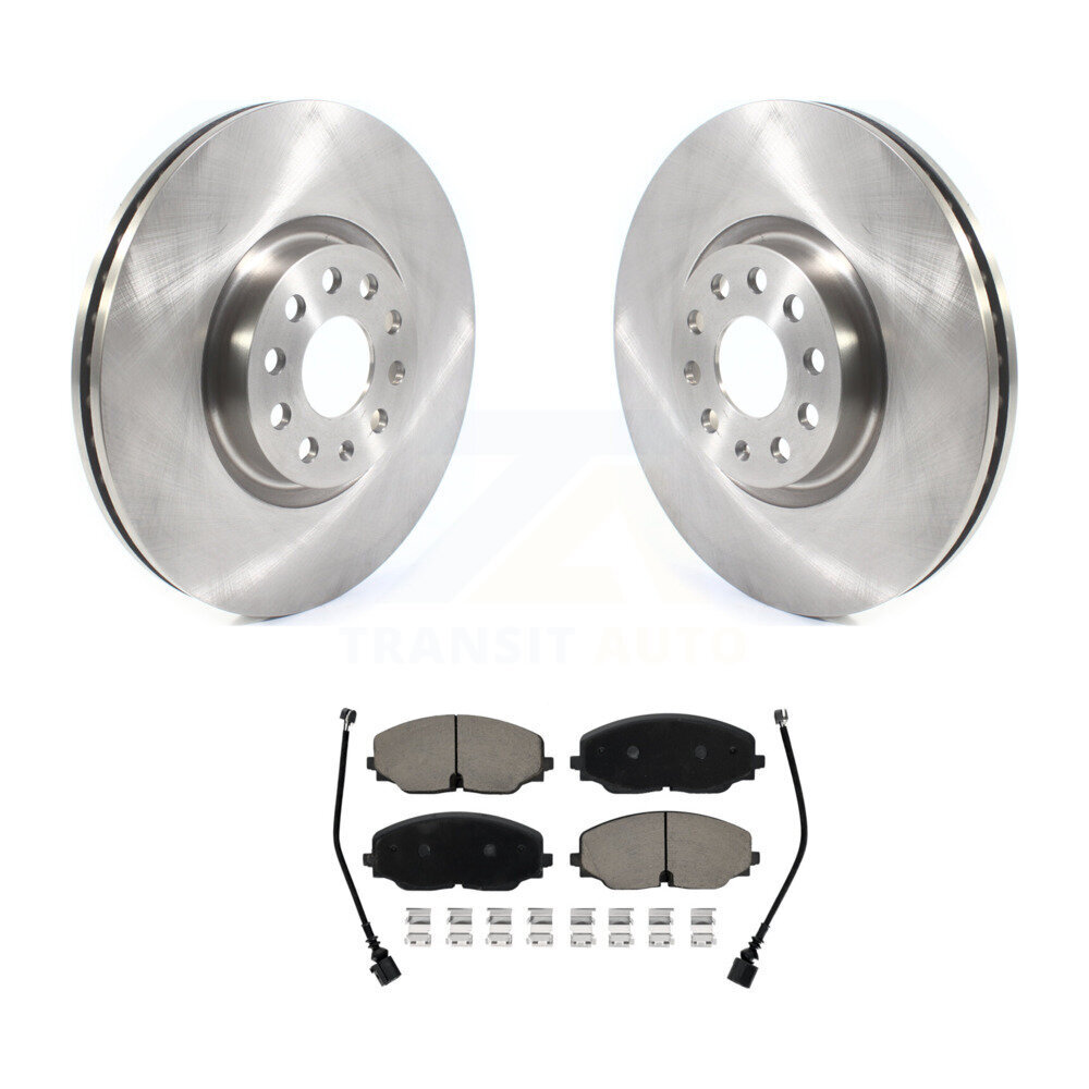 Front Disc Brake Rotors And Ceramic Pads Kit For Volkswagen Atlas Cross Sport K8C-100186