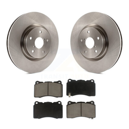 Front Disc Brake Rotors And Ceramic Pads Kit For Subaru Impreza WRX STI K8C-100189