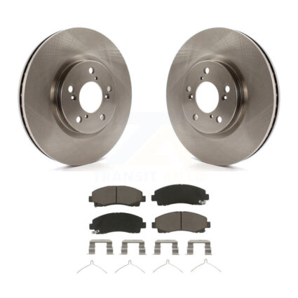 Front Disc Brake Rotors And Ceramic Pads Kit For 2006-2014 Honda Ridgeline K8C-100192