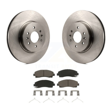 Front Disc Brake Rotors And Ceramic Pads Kit For 2009-2014 Acura TL K8C-100194