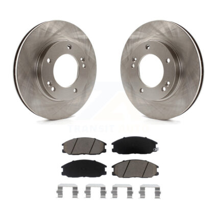 Front Disc Brake Rotors And Ceramic Pads Kit For 2003-2006 Kia Sorento K8C-100210