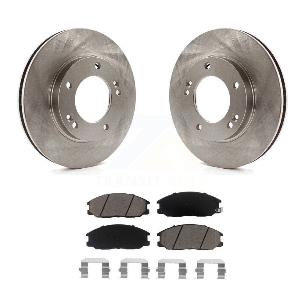 Front Disc Brake Rotors And Ceramic Pads Kit For 2003-2006 Kia Sorento K8C-100210