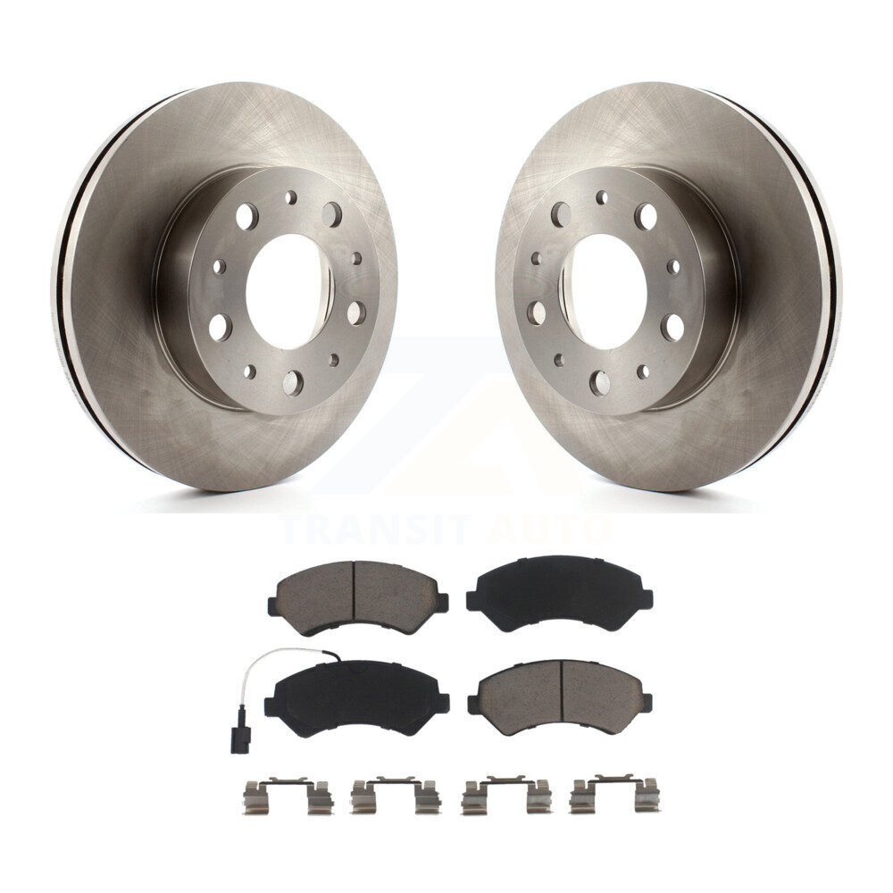 Front Disc Brake Rotors And Ceramic Pads Kit For Ram ProMaster 2500 3500 1500 K8C-100215