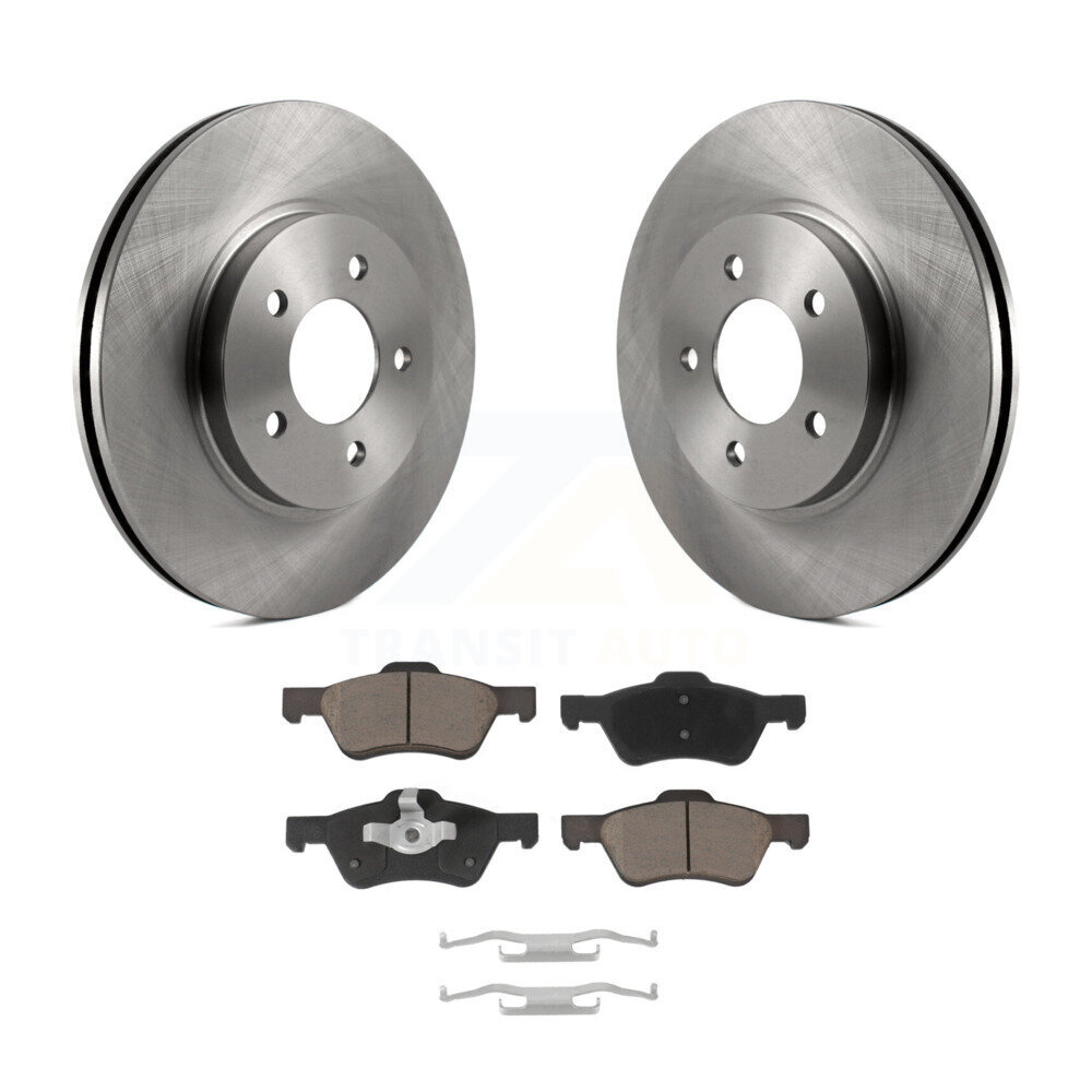 Front Disc Brake Rotors And Ceramic Pad Kit For Ford Escape Mazda Tribute Mercury Mariner K8C-100221