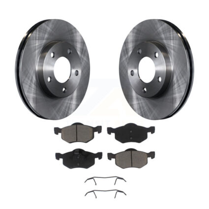 Front Disc Brake Rotors And Ceramic Pad Kit For Ford Escape Mazda Tribute Mercury Mariner K8C-100222