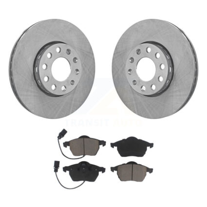 Front Disc Brake Rotors And Ceramic Pads Kit For Audi A4 Quattro Volkswagen Passat A6 K8C-100224