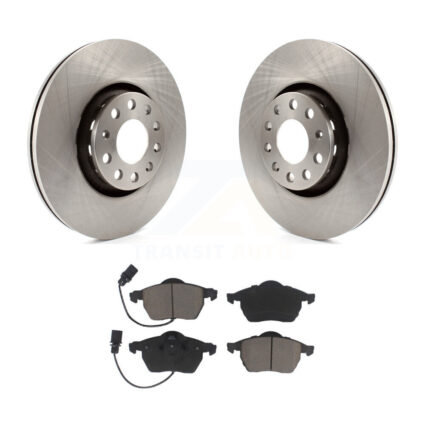 Front Disc Brake Rotors And Ceramic Pads Kit For Audi A4 Quattro A6 S6 S4 K8C-100225