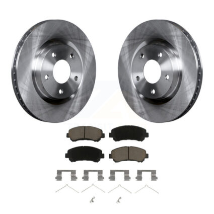 Front Disc Brake Rotors And Ceramic Pads Kit For Nissan Rogue Select K8C-100235