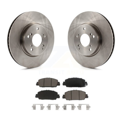 Front Disc Brake Rotors And Ceramic Pads Kit For Honda Accord K8C-100239