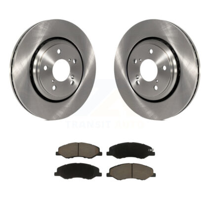 Front Disc Brake Rotors And Ceramic Pads Kit For 2018-2023 Honda Odyssey K8C-100247
