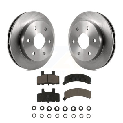 Front Disc Brake Rotor Ceramic Pad Kit For K1500 Chevrolet GMC K2500 Tahoe Yukon Suburban K8C-100249