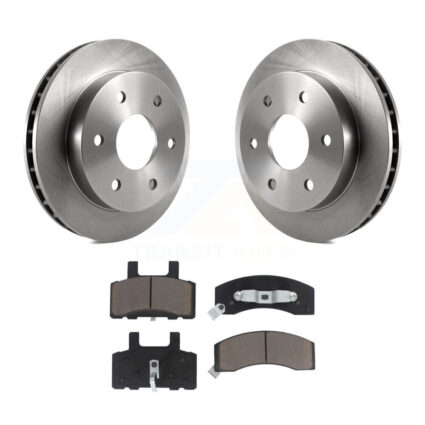 Front Disc Brake Rotor Ceramic Pad Kit For Chevrolet Tahoe GMC Yukon K2500 Suburban K1500 K8C-100250
