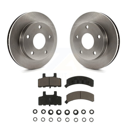 Front Disc Brake Rotors And Ceramic Pads Kit For 1994-1999 Dodge Ram 1500 4WD K8C-100253