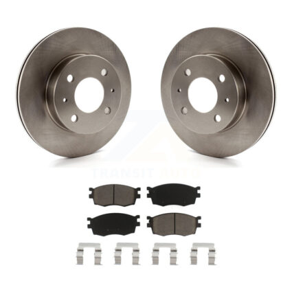 Front Disc Brake Rotors And Ceramic Pads Kit For 2006 Hyundai Accent Hatchback K8C-100258