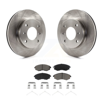 Front Disc Brake Rotors And Ceramic Pads Kit For INFINITI G20 K8C-100260