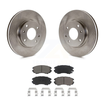 Front Disc Brake Rotors And Ceramic Pads Kit For Hyundai Sonata Kia Optima Magentis K8C-100262