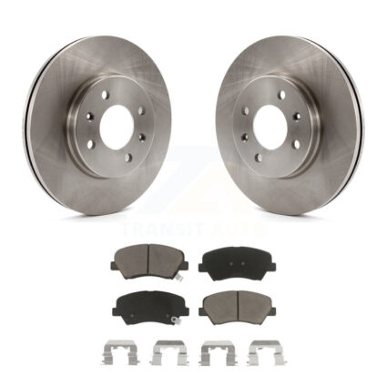 Front Disc Brake Rotors And Ceramic Pads Kit For Hyundai Accent Kia Rio K8C-100276