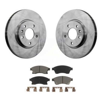 Front Disc Brake Rotors And Ceramic Pads Kit For 2012-2013 Buick Verano K8C-100294
