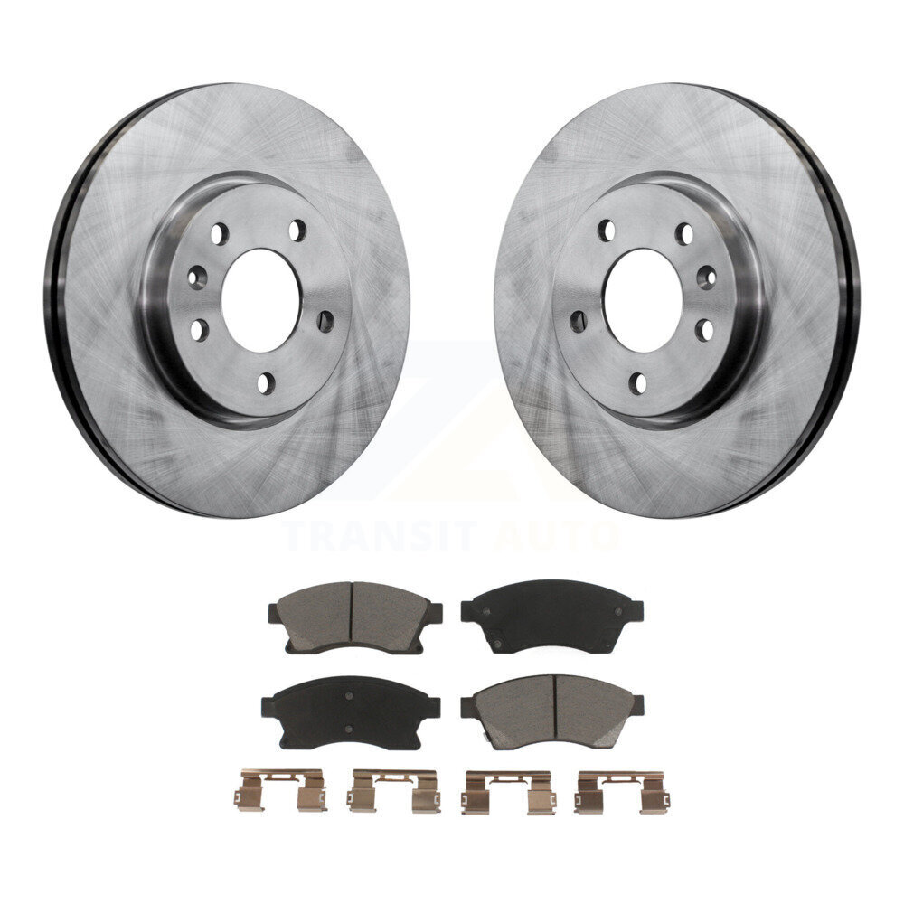 Front Disc Brake Rotors And Ceramic Pads Kit For 2012-2013 Buick Verano K8C-100294