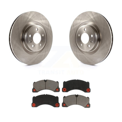 Front Disc Brake Rotors And Ceramic Pads Kit For 2017 Porsche Macan Base K8C-100298