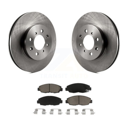 Front Disc Brake Rotors And Ceramic Pads Kit For Honda Civic Acura EL Insight K8C-100307
