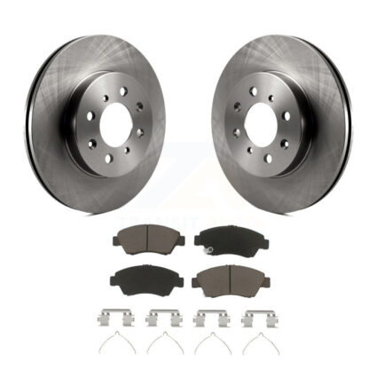 Front Disc Brake Rotors And Ceramic Pads Kit For Honda Fit Civic del Sol K8C-100309