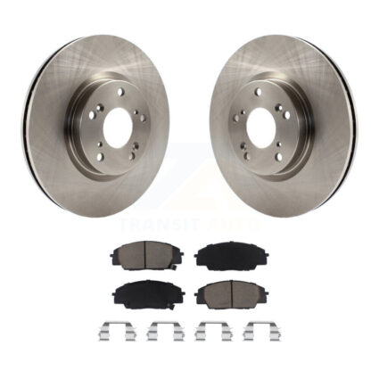 Front Disc Brake Rotors And Ceramic Pads Kit For Honda Civic Acura CSX RSX K8C-100312
