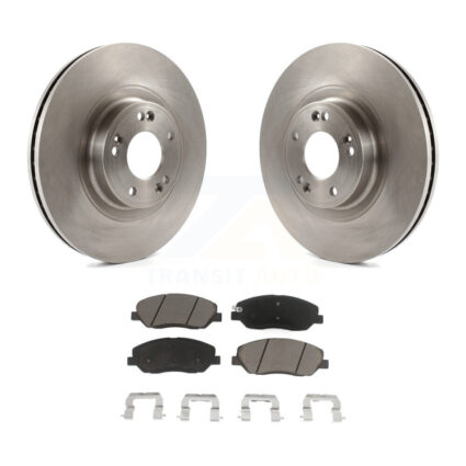 Front Disc Brake Rotors And Ceramic Pads Kit For 2012 Hyundai Genesis 3.8L K8C-100319