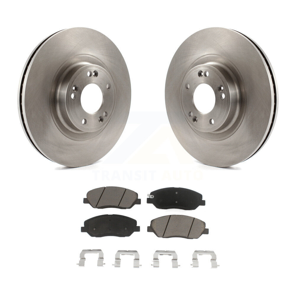 Front Disc Brake Rotors And Ceramic Pads Kit For 2012 Hyundai Genesis 3.8L K8C-100319