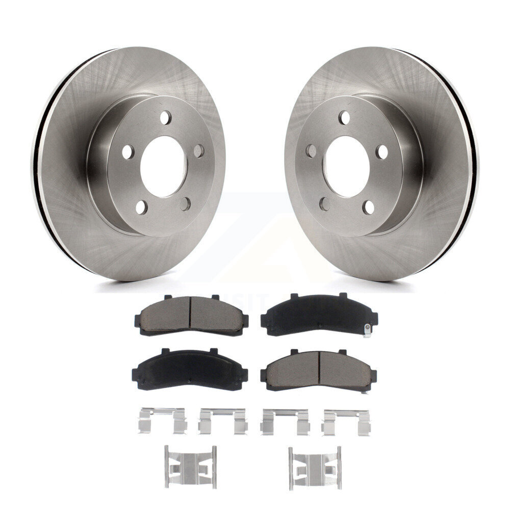 Front Disc Brake Rotor Ceramic Pad Kit For Ford Ranger Explorer Mazda B4000 B3000 Mercury K8C-100320