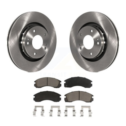 Front Disc Brake Rotors And Ceramic Pads Kit For Mitsubishi Outlander PHEV Lancer K8C-100321