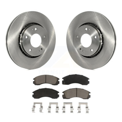 Front Disc Brake Rotors And Ceramic Pads Kit For Mitsubishi Lancer K8C-100322