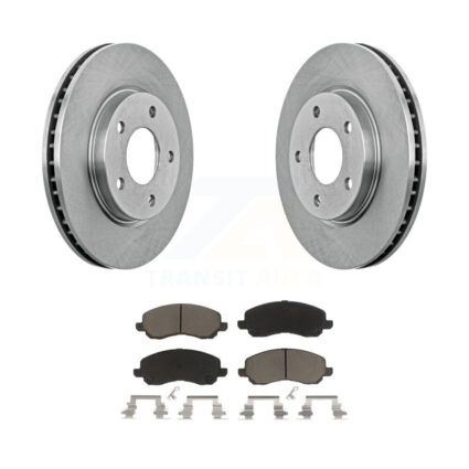 Front Disc Brake Rotors And Ceramic Pads Kit For Mitsubishi Lancer Dodge Caliber K8C-100324