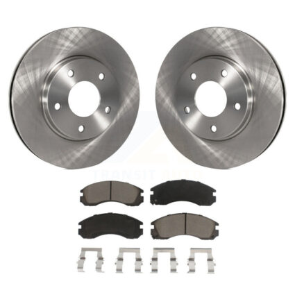 Front Disc Brake Rotors And Ceramic Pads Kit For 2000 Mitsubishi Eclipse 3.0L K8C-100326
