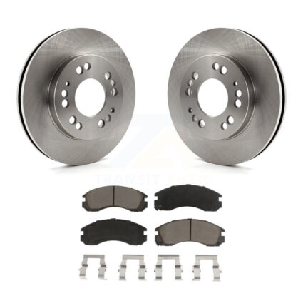 Front Disc Brake Rotors And Ceramic Pads Kit For Eagle Talon Plymouth Laser AWD K8C-100327